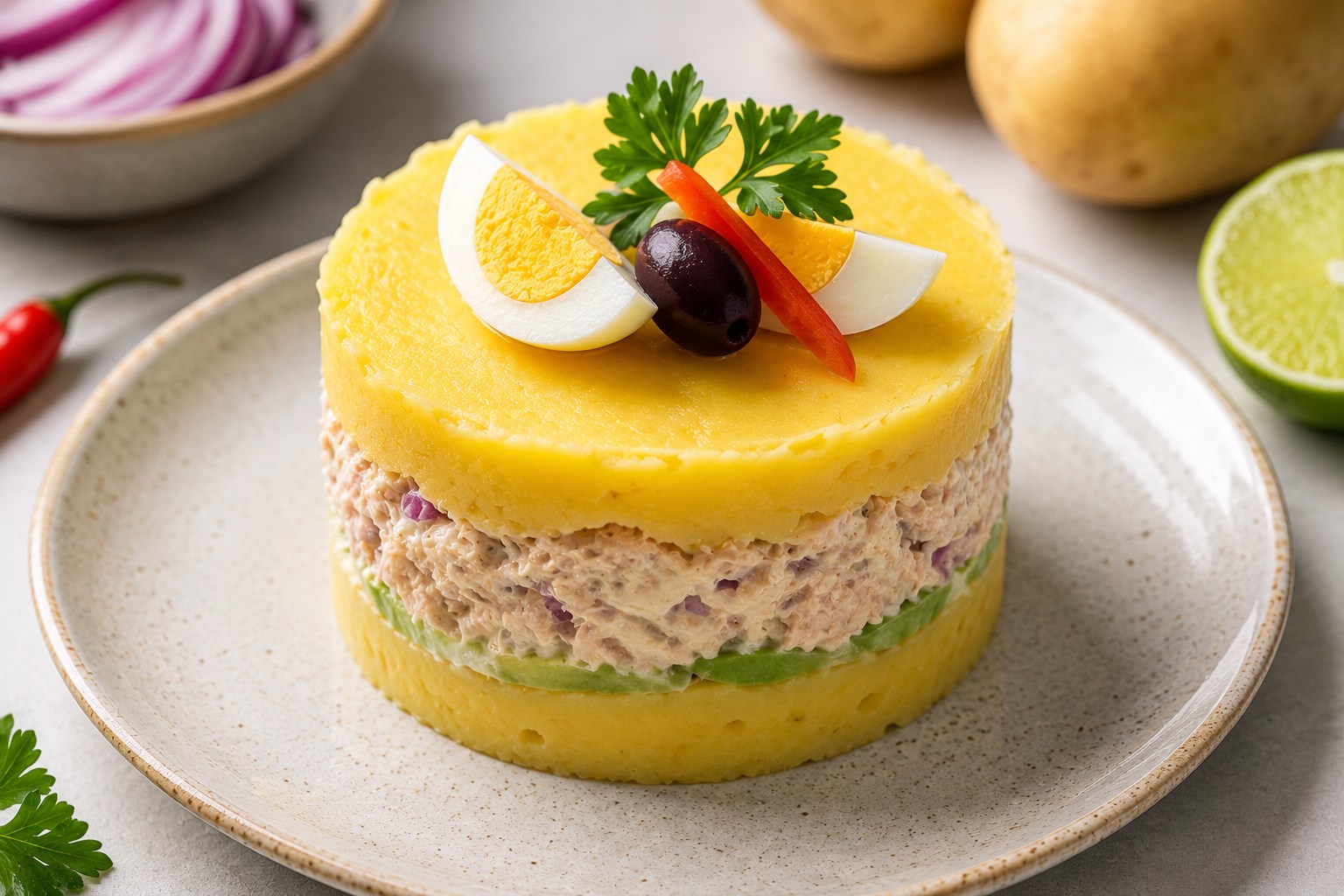 カウサ・デ・アトゥンの料理写真