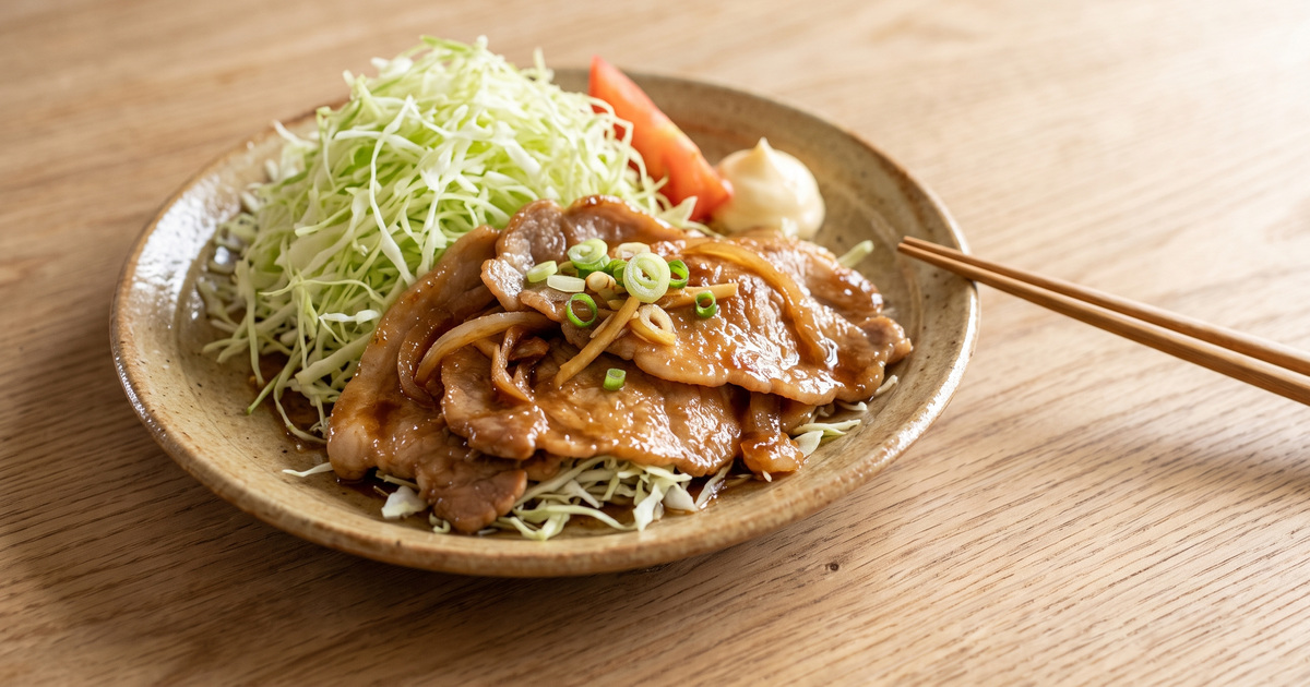豚のしょうが焼きの料理写真