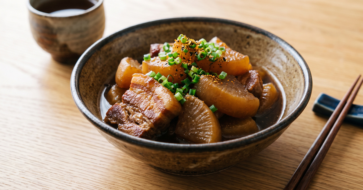 豚バラ大根の料理写真