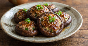 しいたけの肉詰め