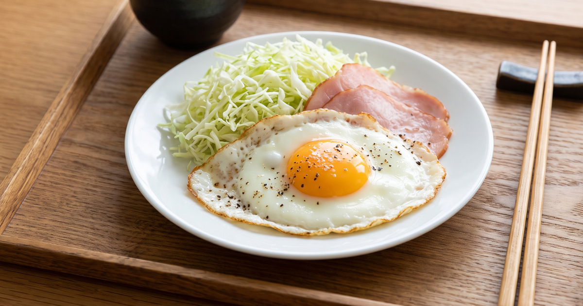 目玉焼きの料理写真