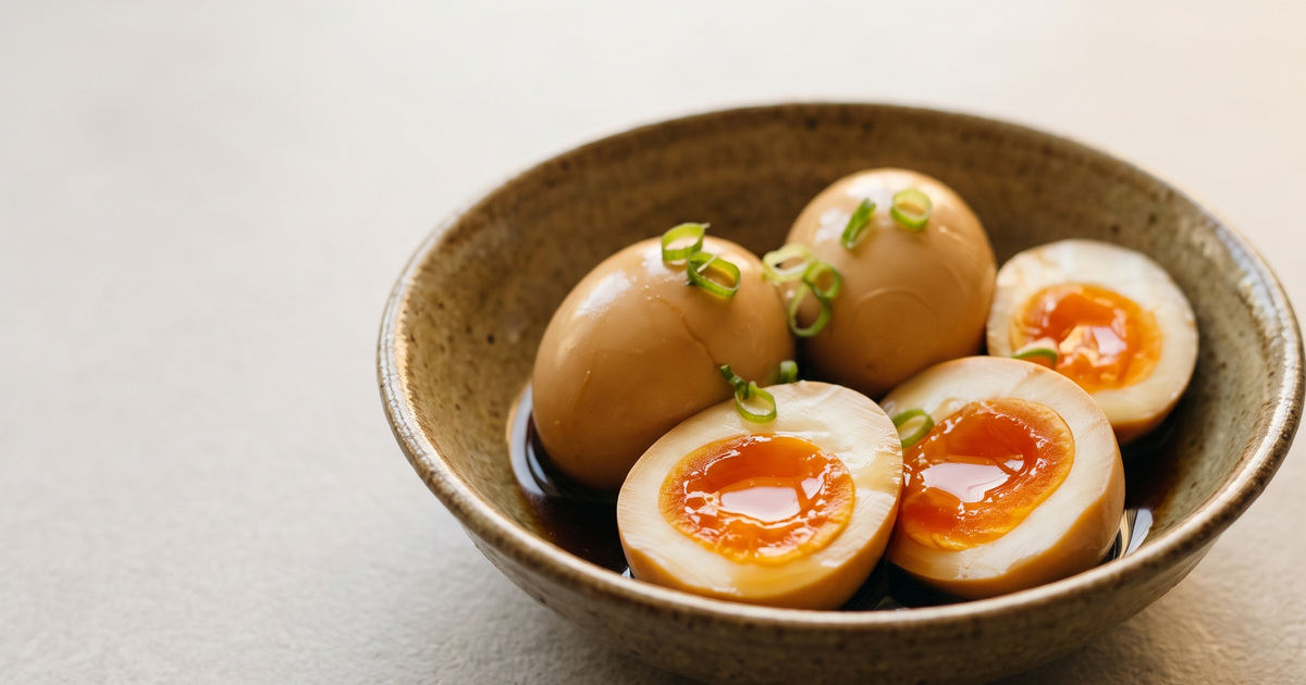 ゆで卵のしょうゆ漬けの料理写真