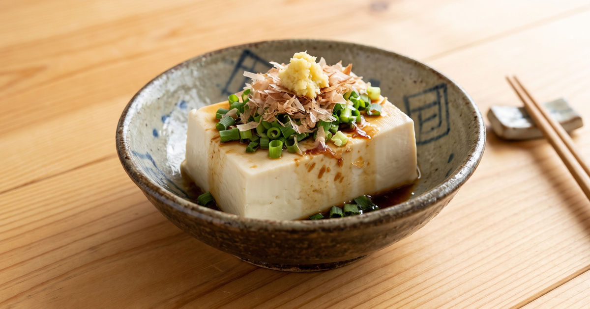 冷ややっこの料理写真