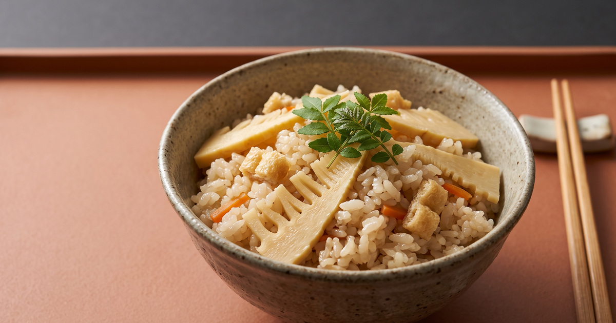 たけのこご飯の料理写真