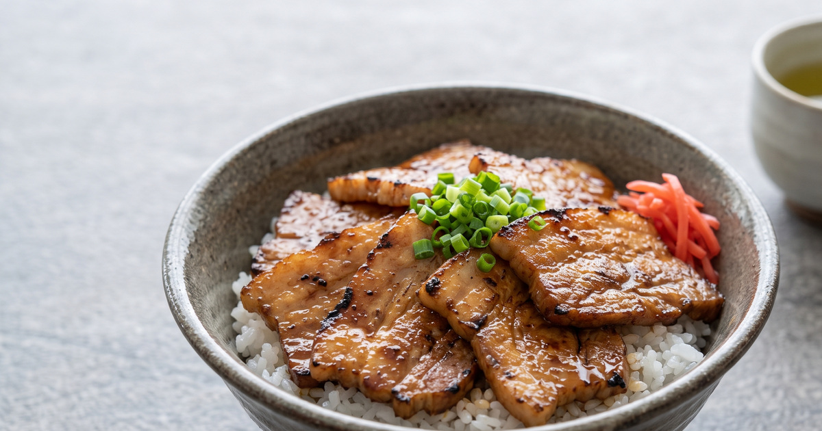 豚丼の料理写真