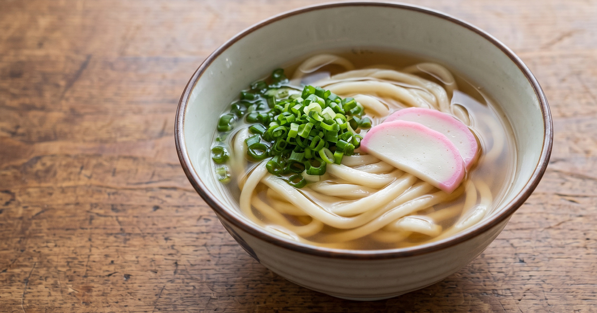 かけうどんの料理写真