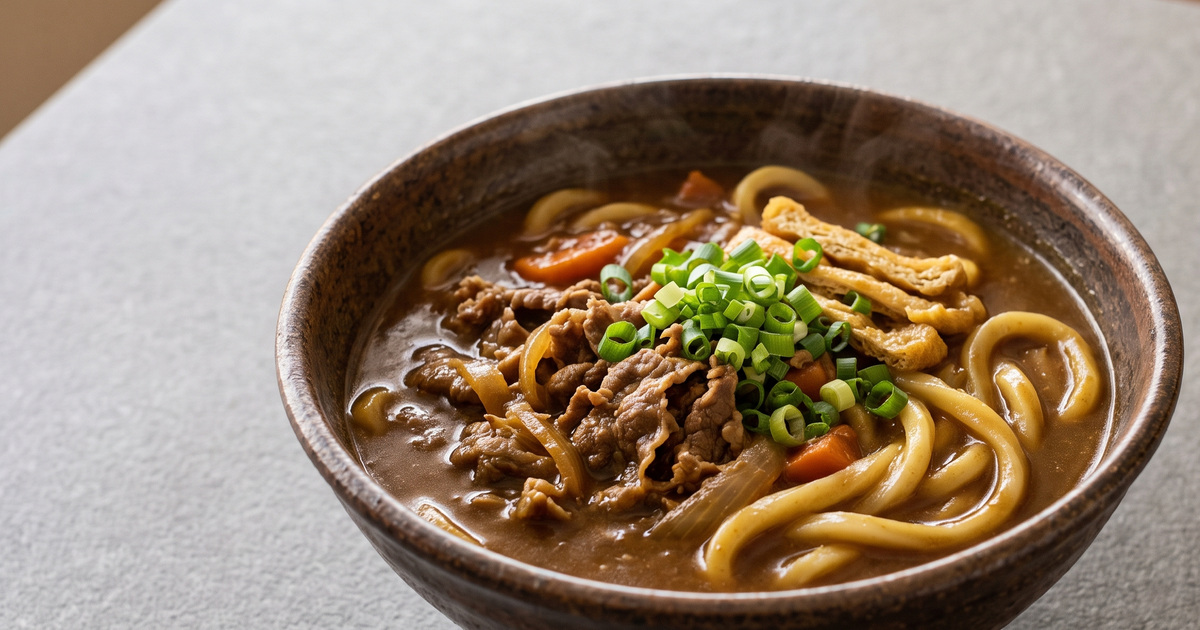 カレーうどんの料理写真