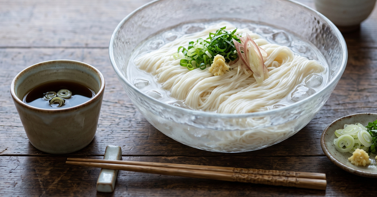そうめんの料理写真