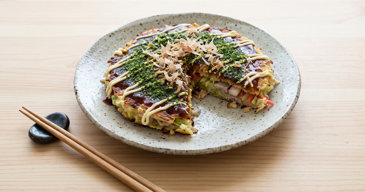 お好み焼きの料理写真