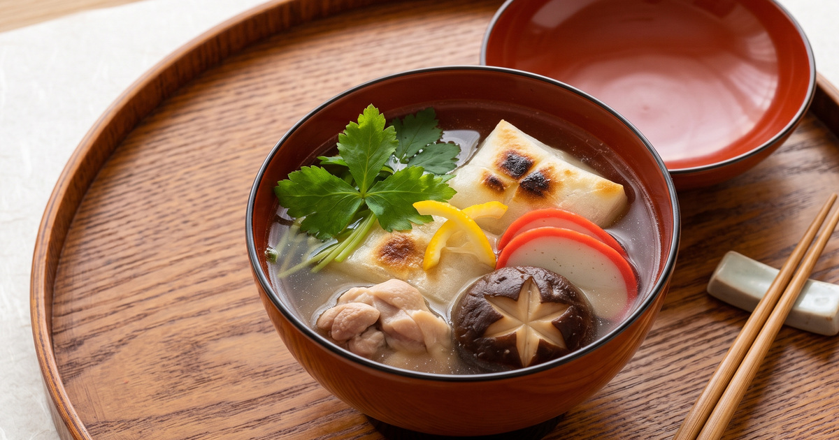 お雑煮の料理写真
