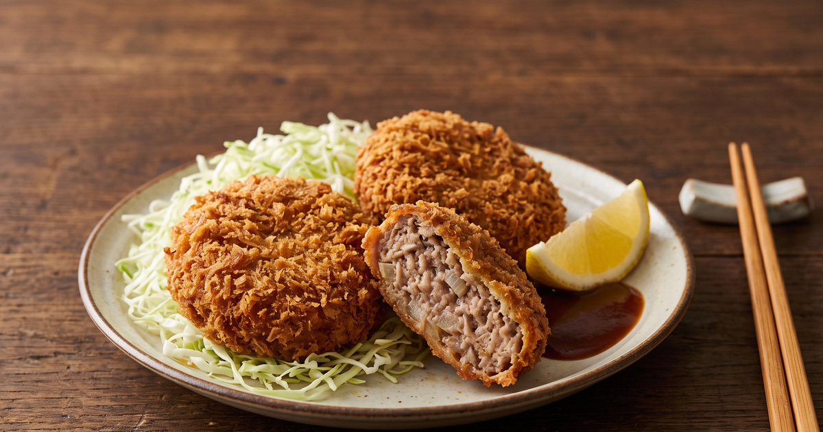 メンチカツの料理写真