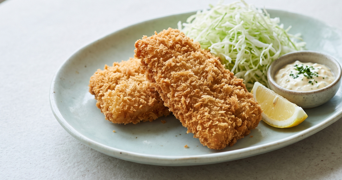 白身魚フライの料理写真