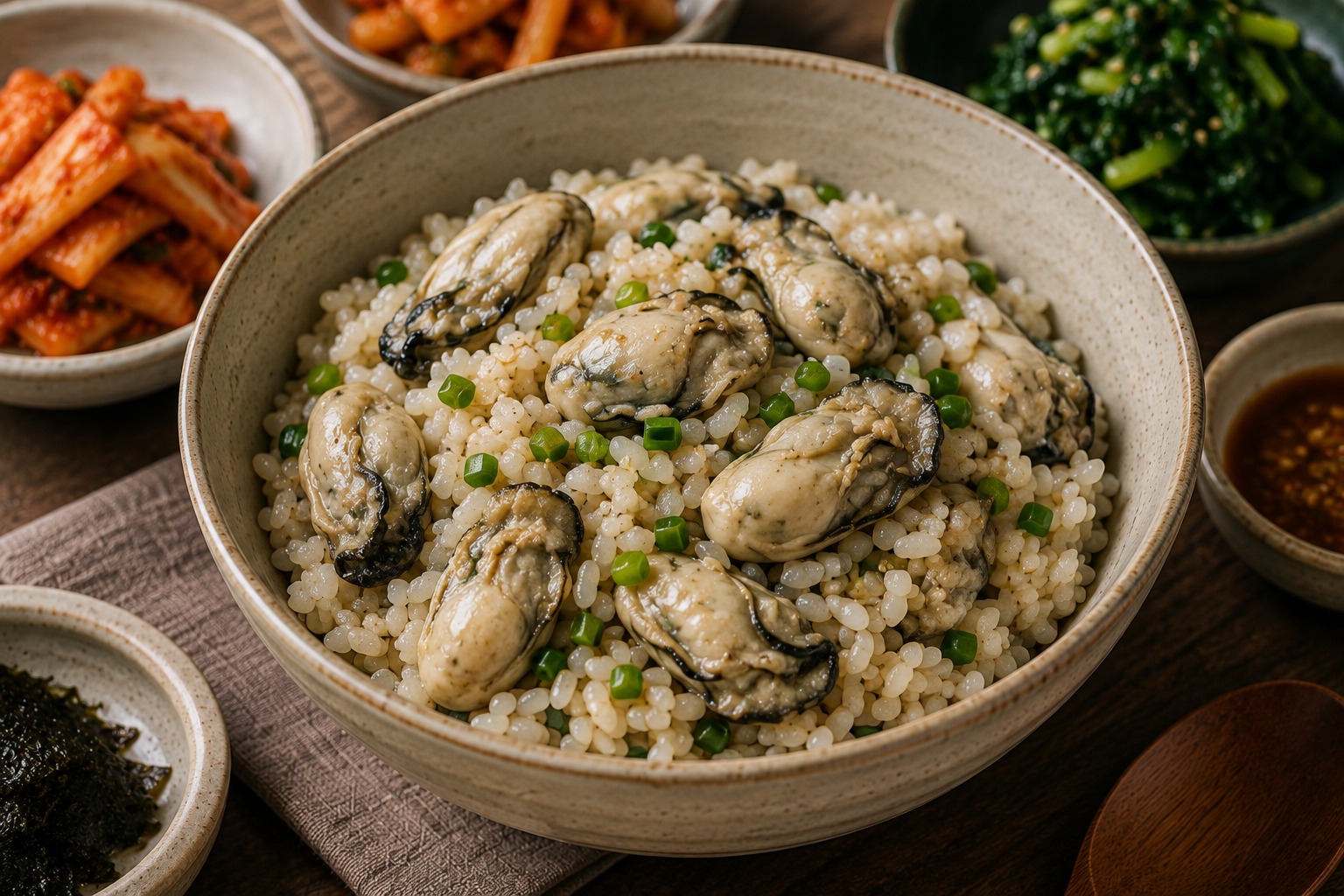 牡蠣ご飯の料理写真