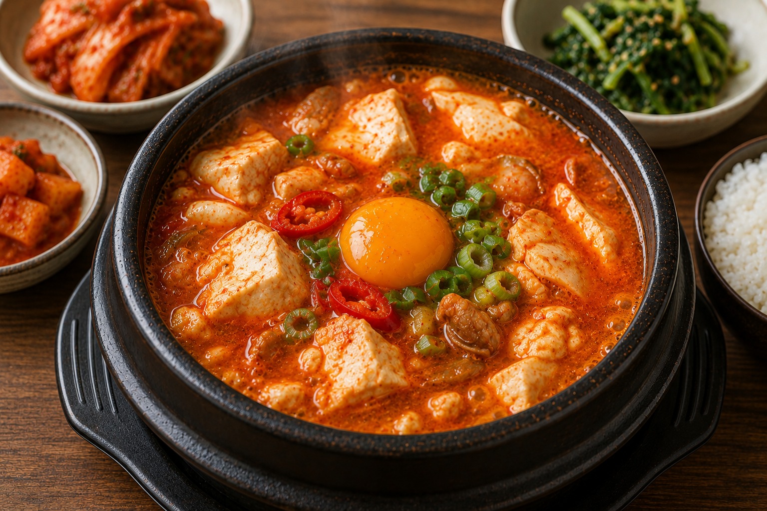 スンドゥブチゲの料理写真