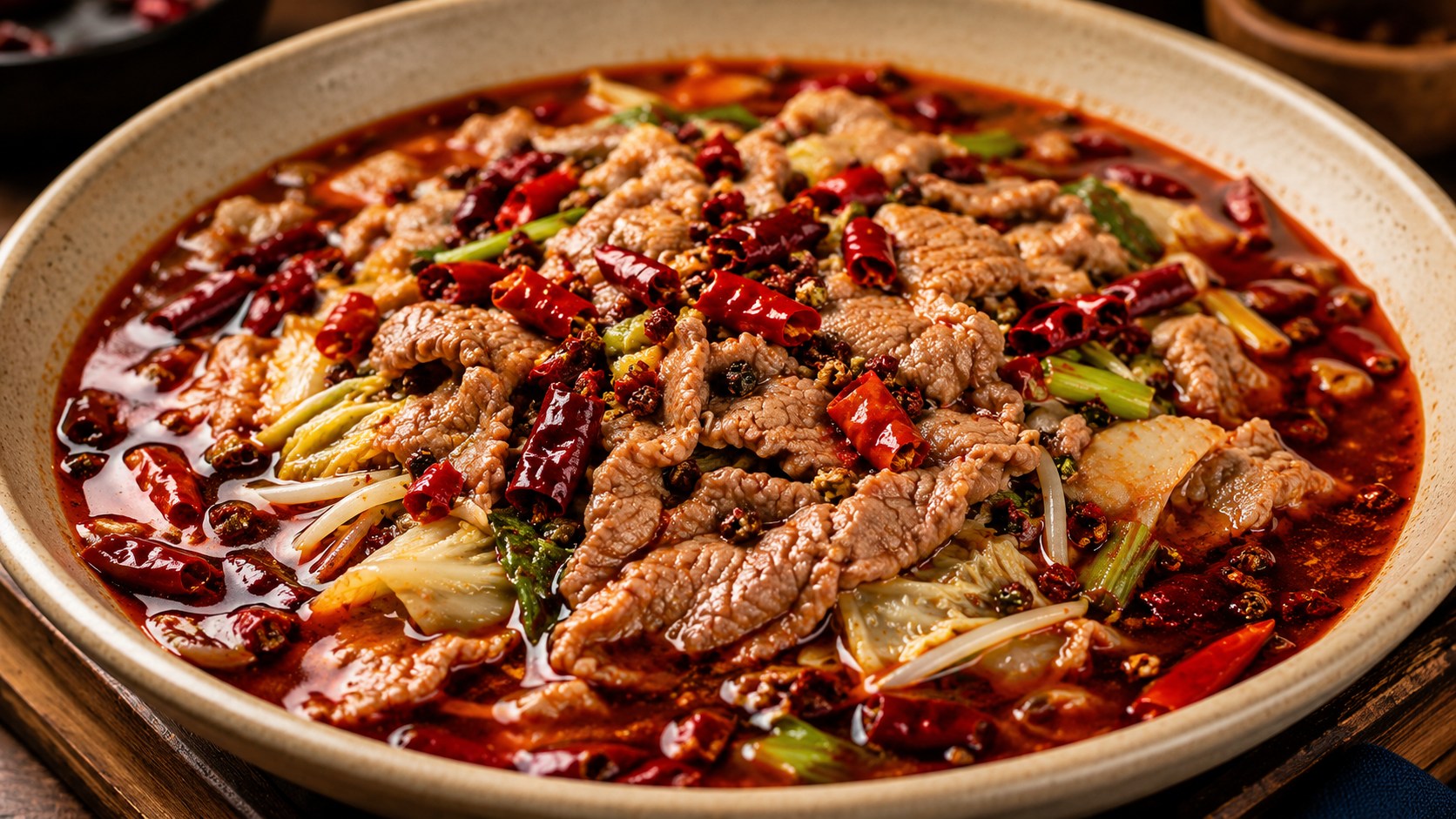 水煮牛肉の料理写真