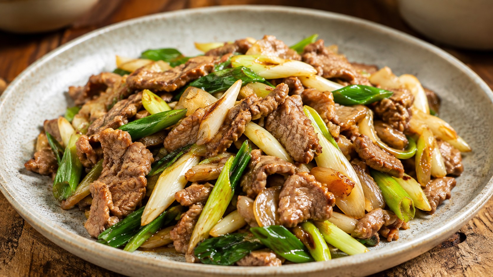 葱爆羊肉の料理写真