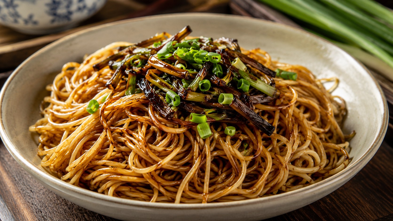 葱油拌麺の料理写真
