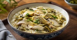 雪菜黄魚麺