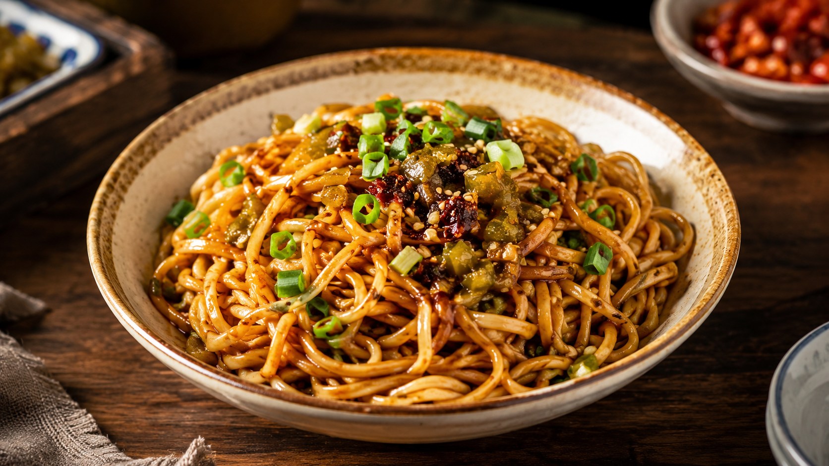 熱乾麺の料理写真