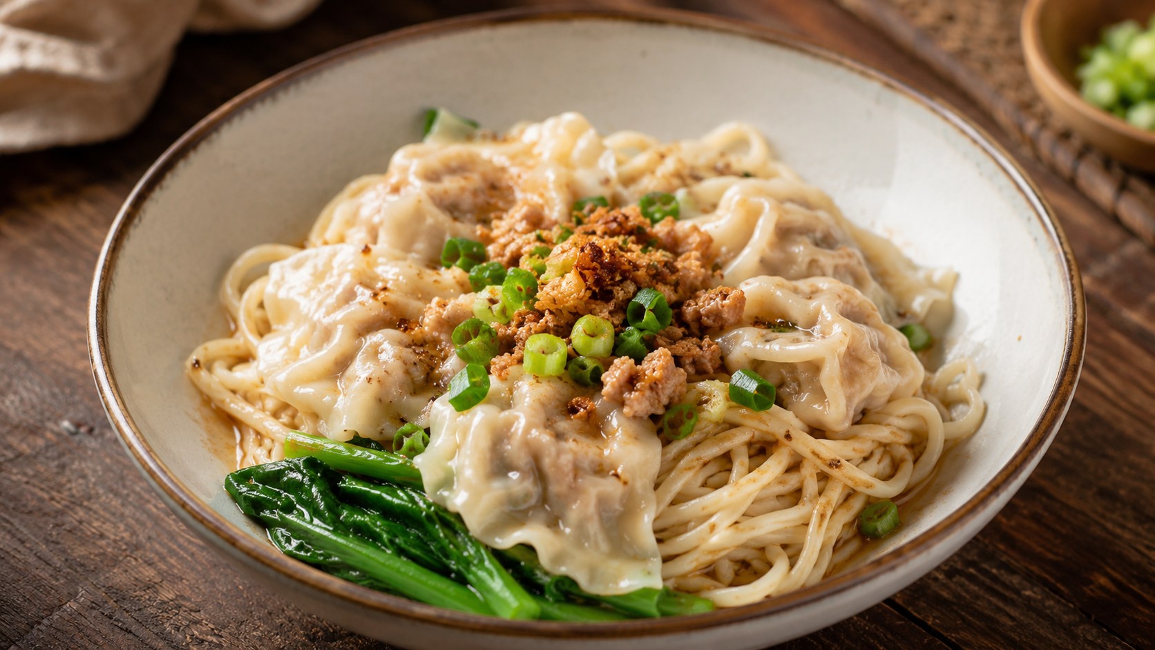 扁肉拌麺の料理写真