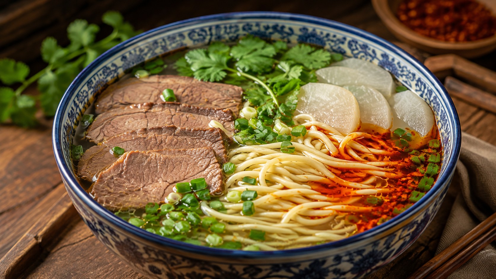 蘭州拉麺の料理写真