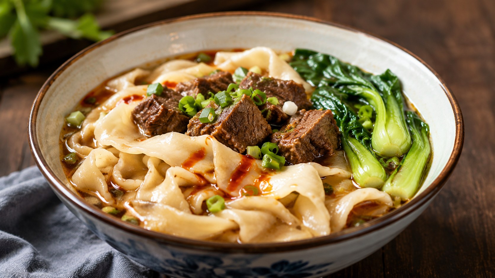 刀削麺の料理写真
