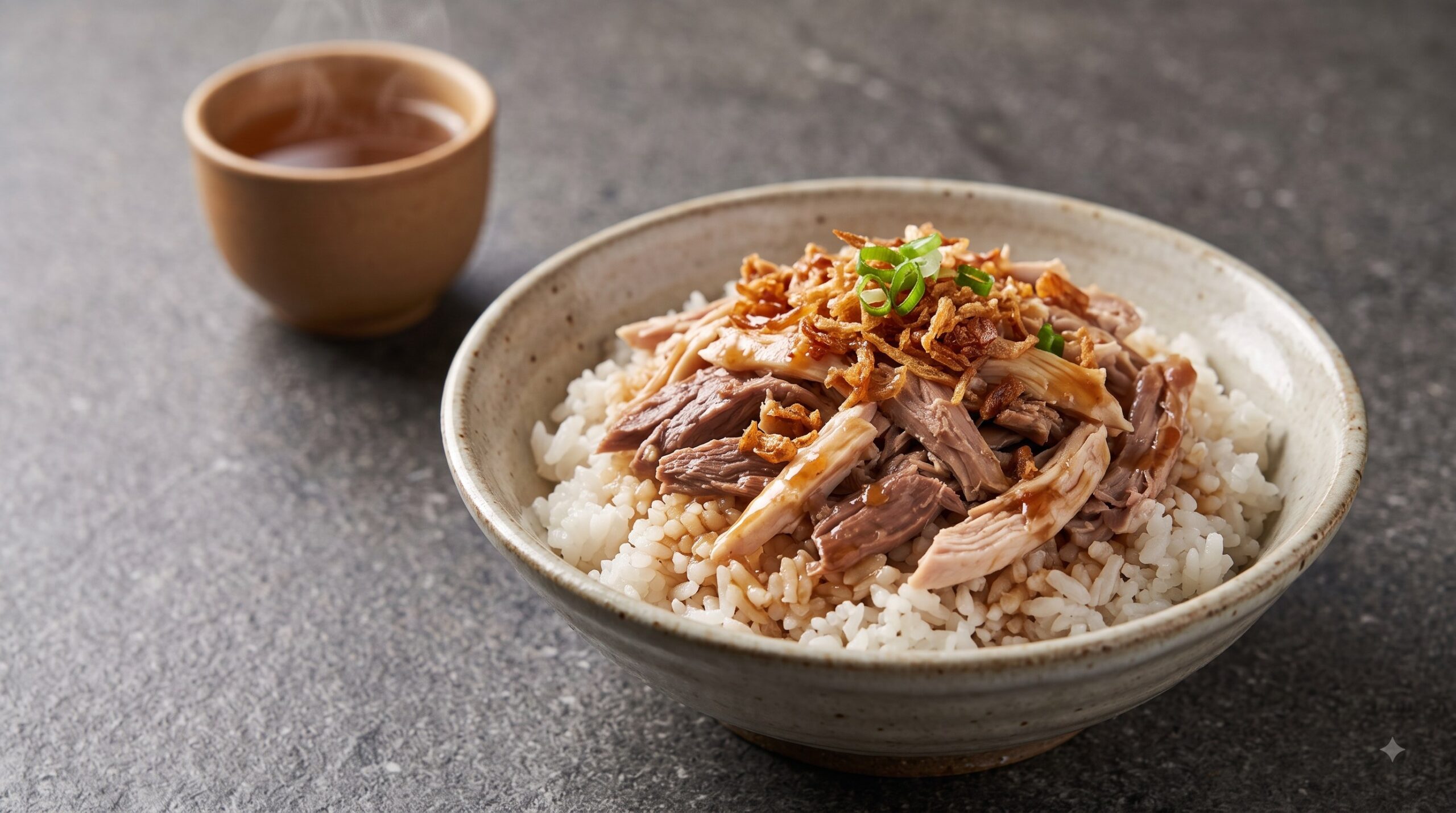 火鶏肉飯の料理写真