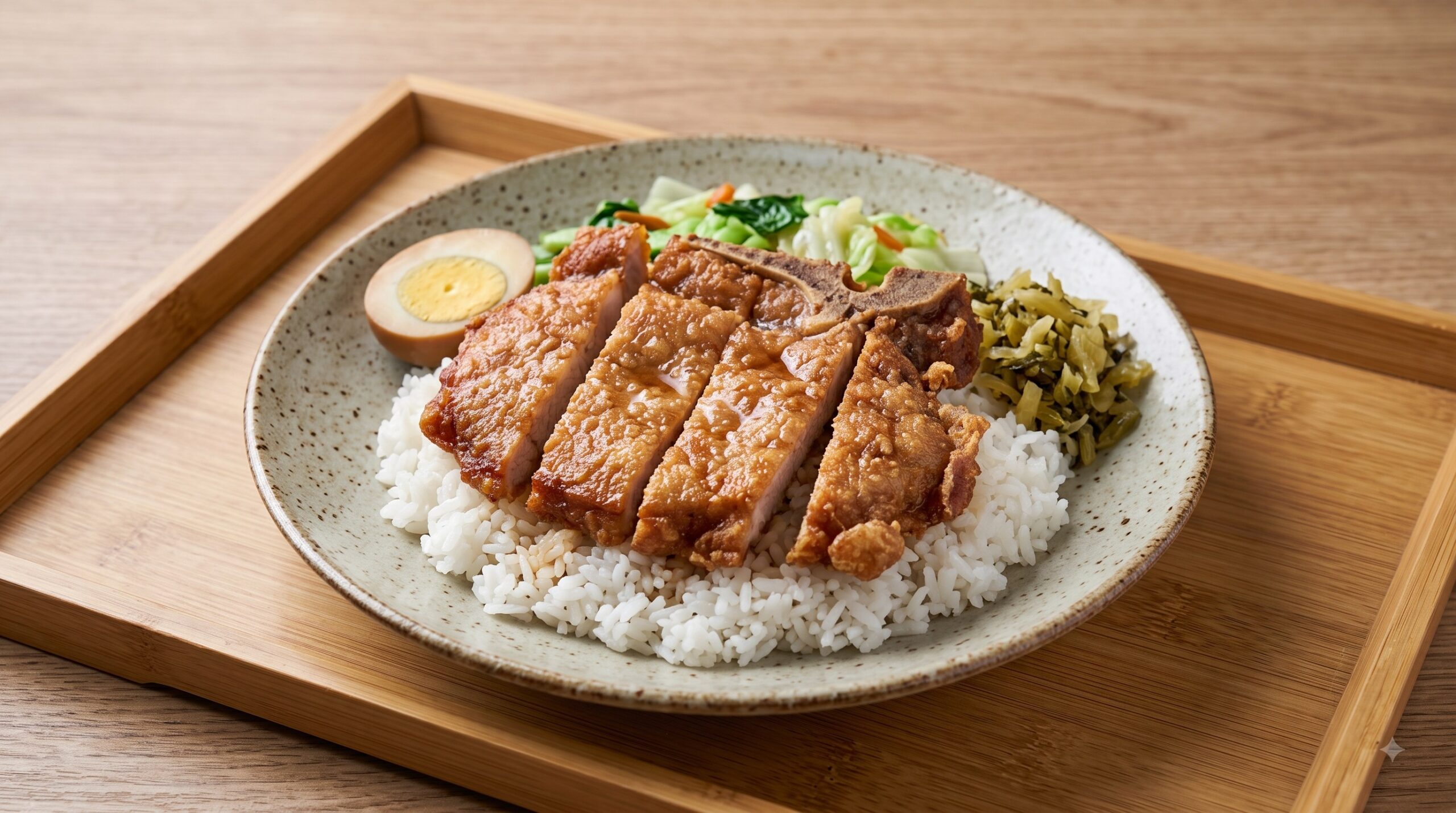 排骨飯の料理写真