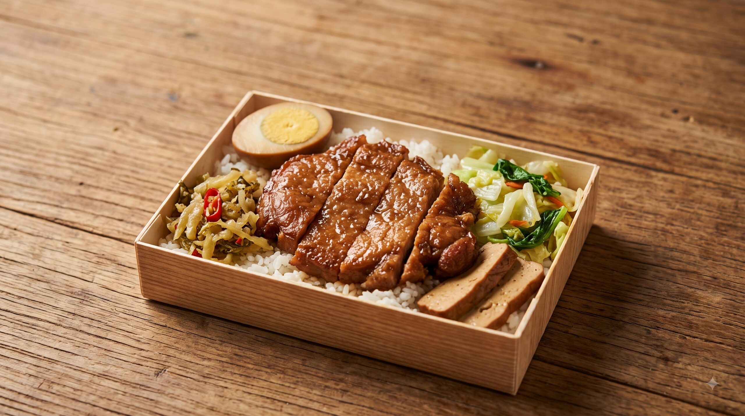 鉄路弁当の料理写真