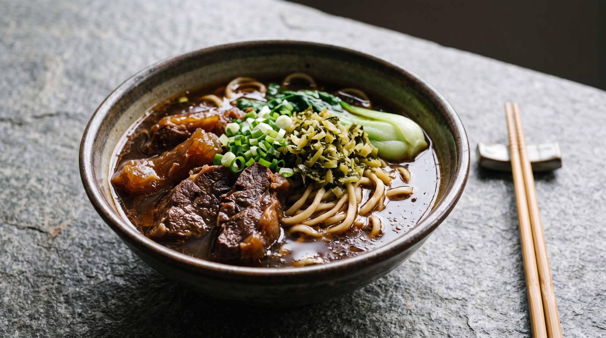 紅焼牛肉麺の料理写真