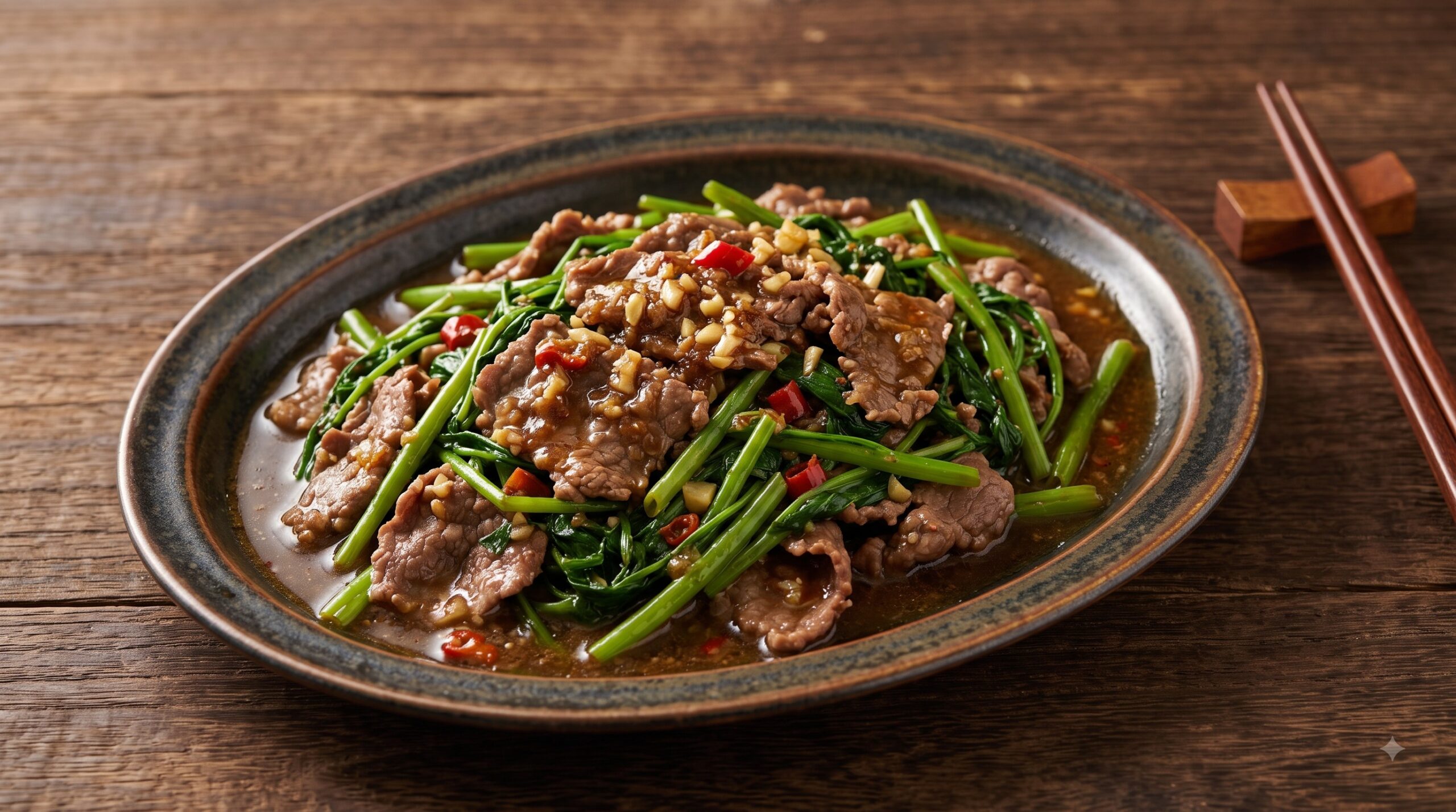 沙茶牛肉の料理写真