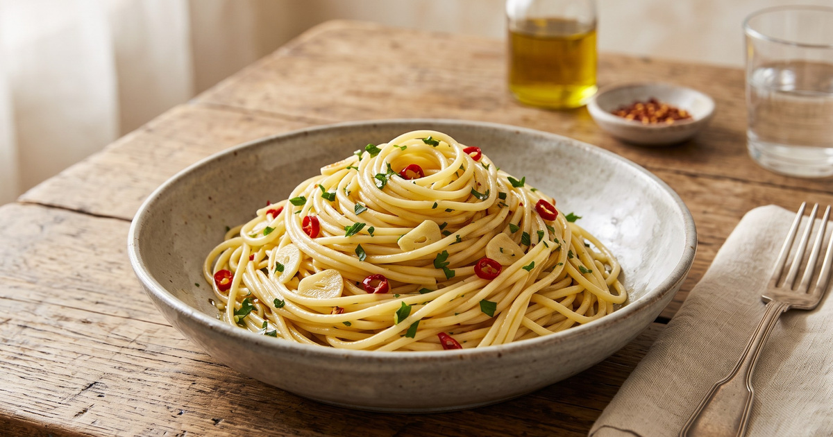 スパゲッティ・アーリオ・オーリオ・エ・ペペロンチーノの料理写真