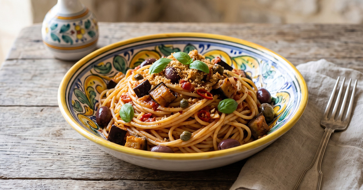 スパゲッティ・アッラ・シチリアーナの料理写真