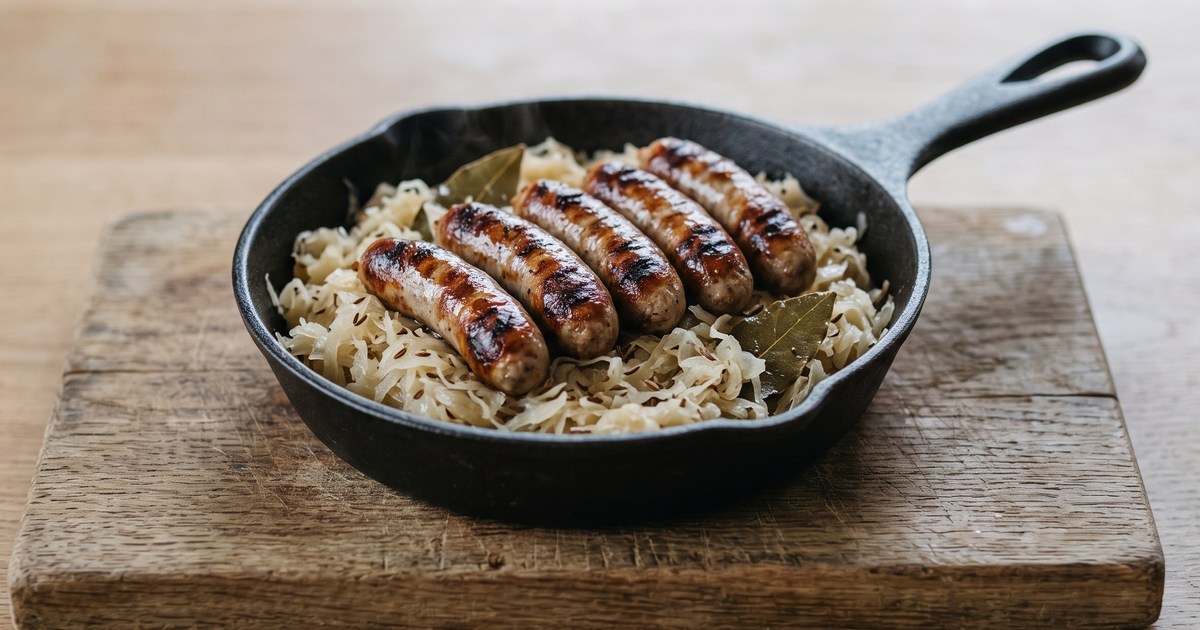 ニュルンベルガー・ロストブラートヴルストの料理写真