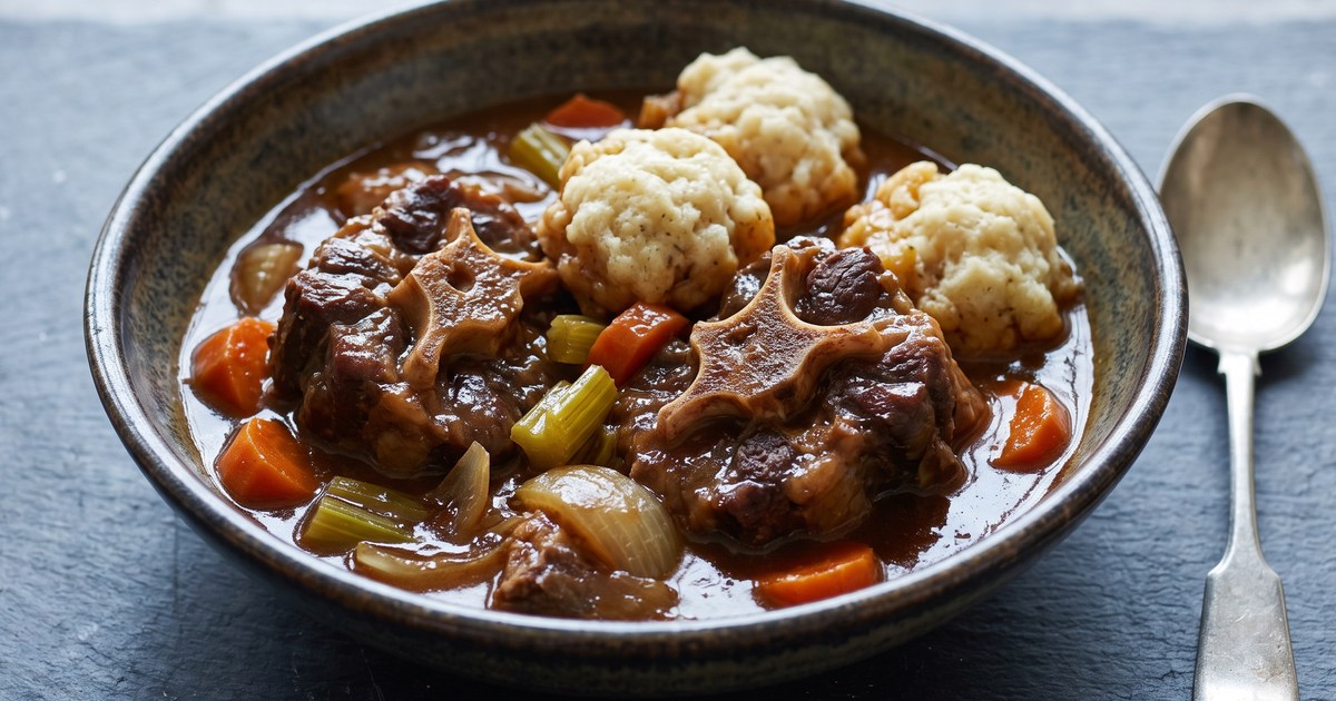 オックステールシチューの料理写真