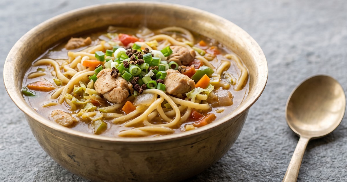 トゥクパの料理写真