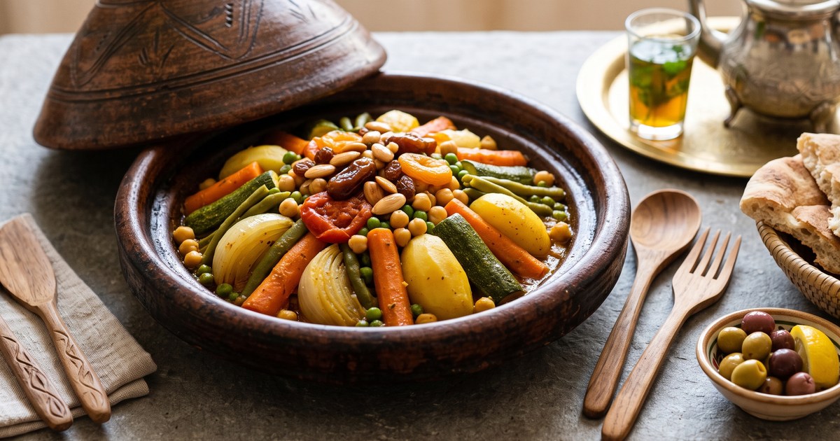 ベルベル風野菜タジンの料理写真